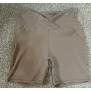 Womens Rock Star Original Bike Shorts 5" Inseam Light Brown Size Small